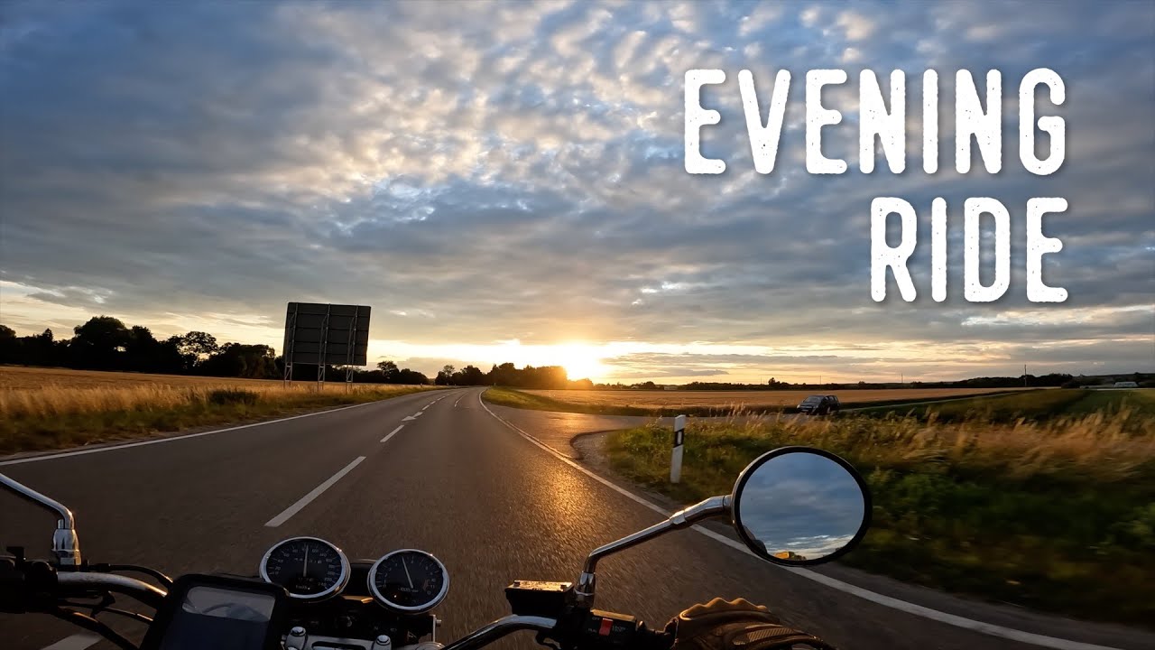 Evening ride in bavaria with relaxing lofi beats | 4K | POV