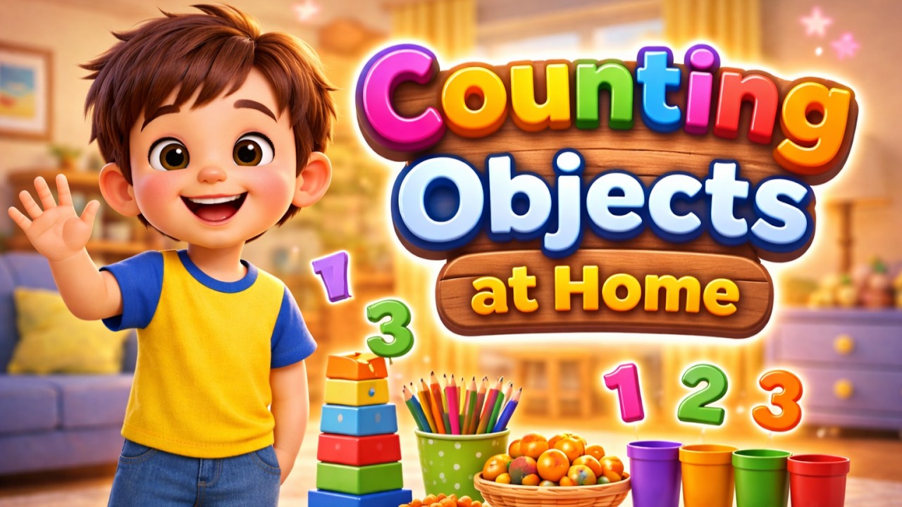 Counting Objects at Home (1–10) | Let’s Count Together! 🔢🏠✨