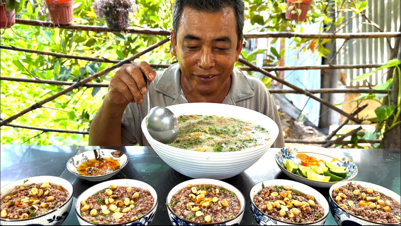 SỐT ! 13 Phút B.iến.Cố Xảy Ra Với Ba Móc - Thử Thách 2 Ký Cháo Lòng 5 Bát Tiết Canh Lòng Lanh | ATN