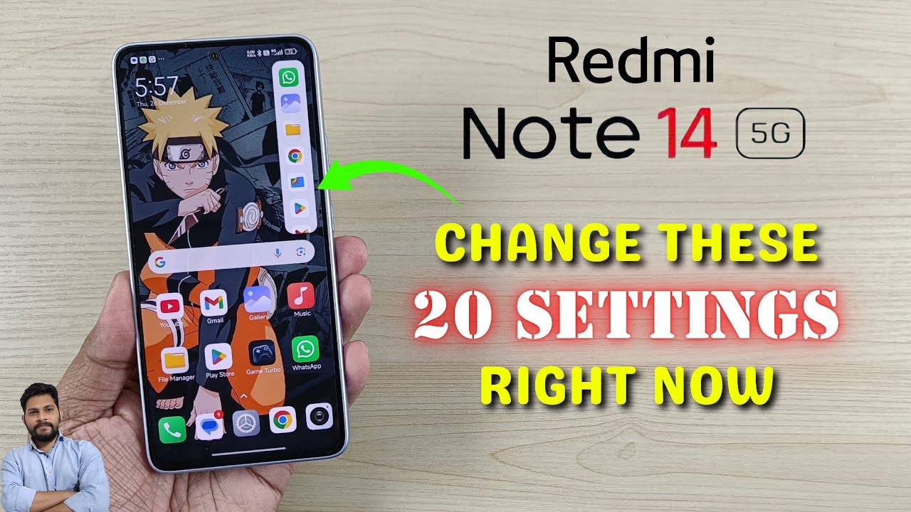 Redmi Note 14 5G: измените эти 20 настроек прямо сейчас
