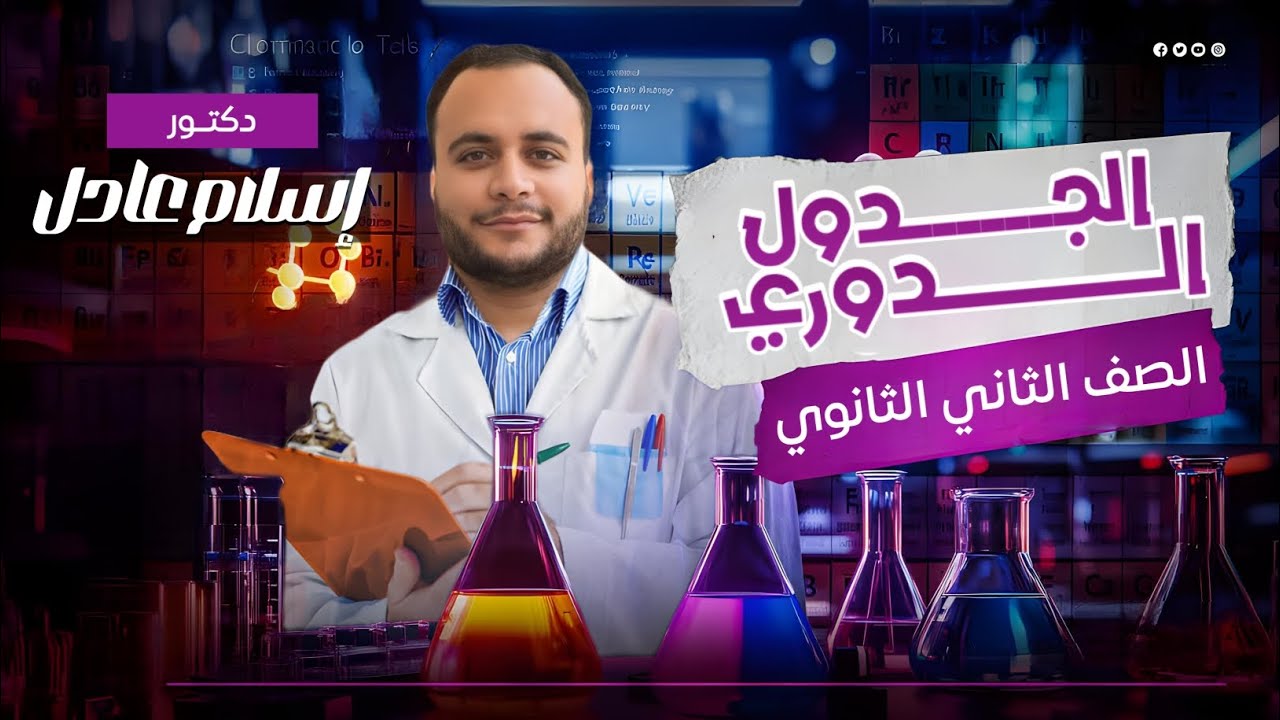 شرح الجدول الدوري ( الصف الثاني الثانوي )