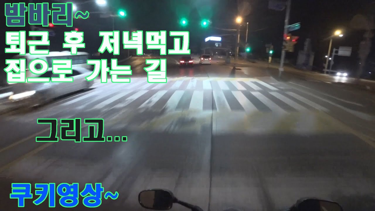 #23 [VJF-i 125] 2020.04.05 퇴근 후 저녁먹고 집으로 가는 길