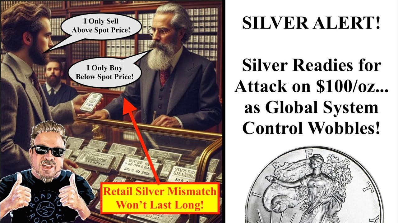 SILVER ALERT! Silver Readies for Attack on $100/oz as Global Control System Wobbles! (Bix Weir)