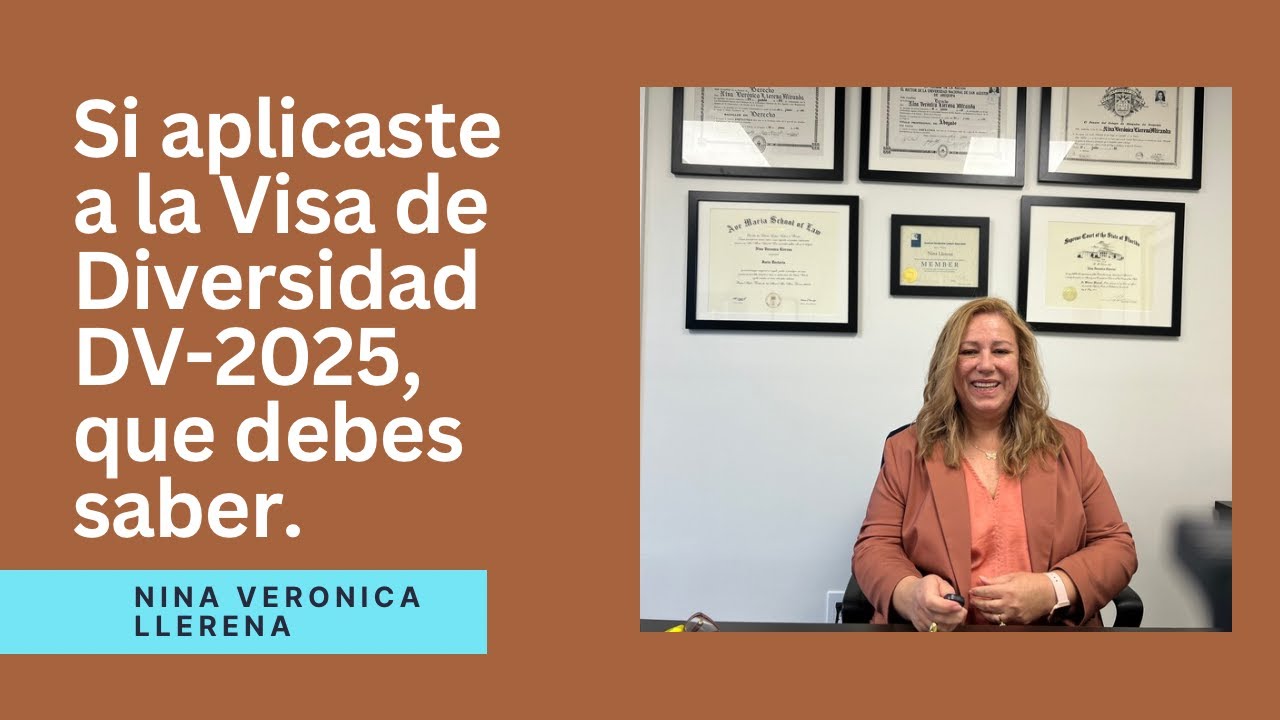Si aplicasta a la Visa de Diversidad DV-2025, que debes saber. Enterate!