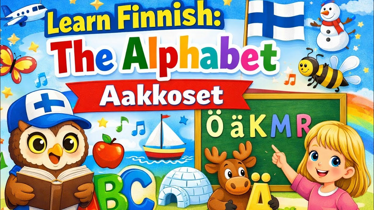 Learn Finnish :The Alphabet | Aakkoset