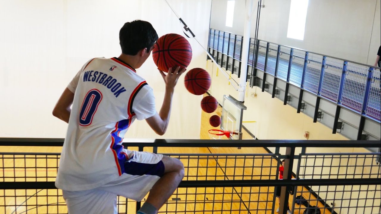 CRAZY BASKETBALL TRICK SHOTS