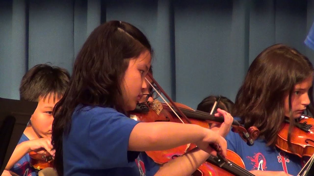 Susan Kim(김수빈) Playing Violin  at Spring String Concert on April 30, 2013