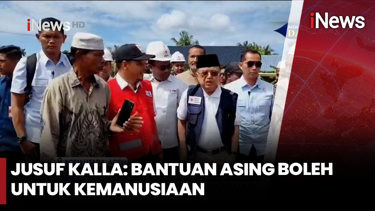 JK Buka Suara! Bantuan Asing Sah Selama untuk Kepentingan Kemanusiaan  | iNews Sore 19/12
