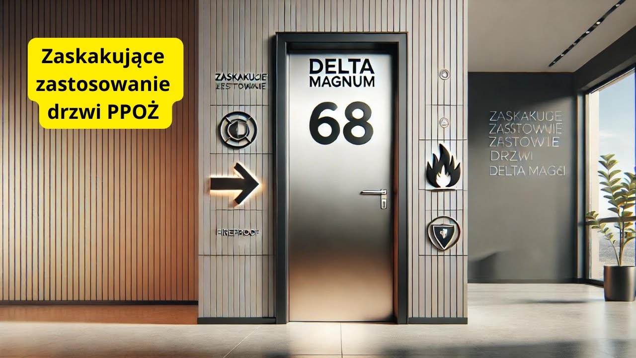 Zaskakujące Zastosowanie Delta Magnum 68: Drzwi Przeciwpożarowe jako Stylowy Element Wnętrza