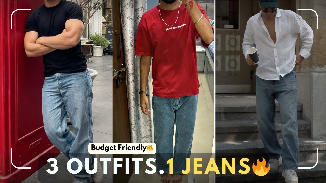 1 Jeans 3 Dashing Outfit🔥|Budget Friendly😍