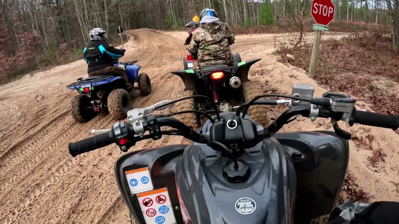 Raptor 700r on Baldwin Michigan ORV Trails
