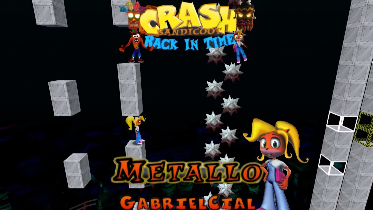 Crash Bandicoot - Back In Time Fan Game: Custom Level: Metallo By Gabrielcial