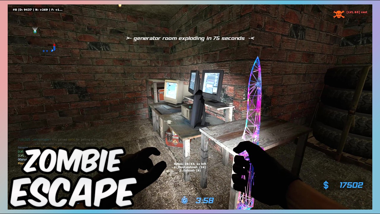 When SAW comes to Counter Strike - CS:S Zombie Escape