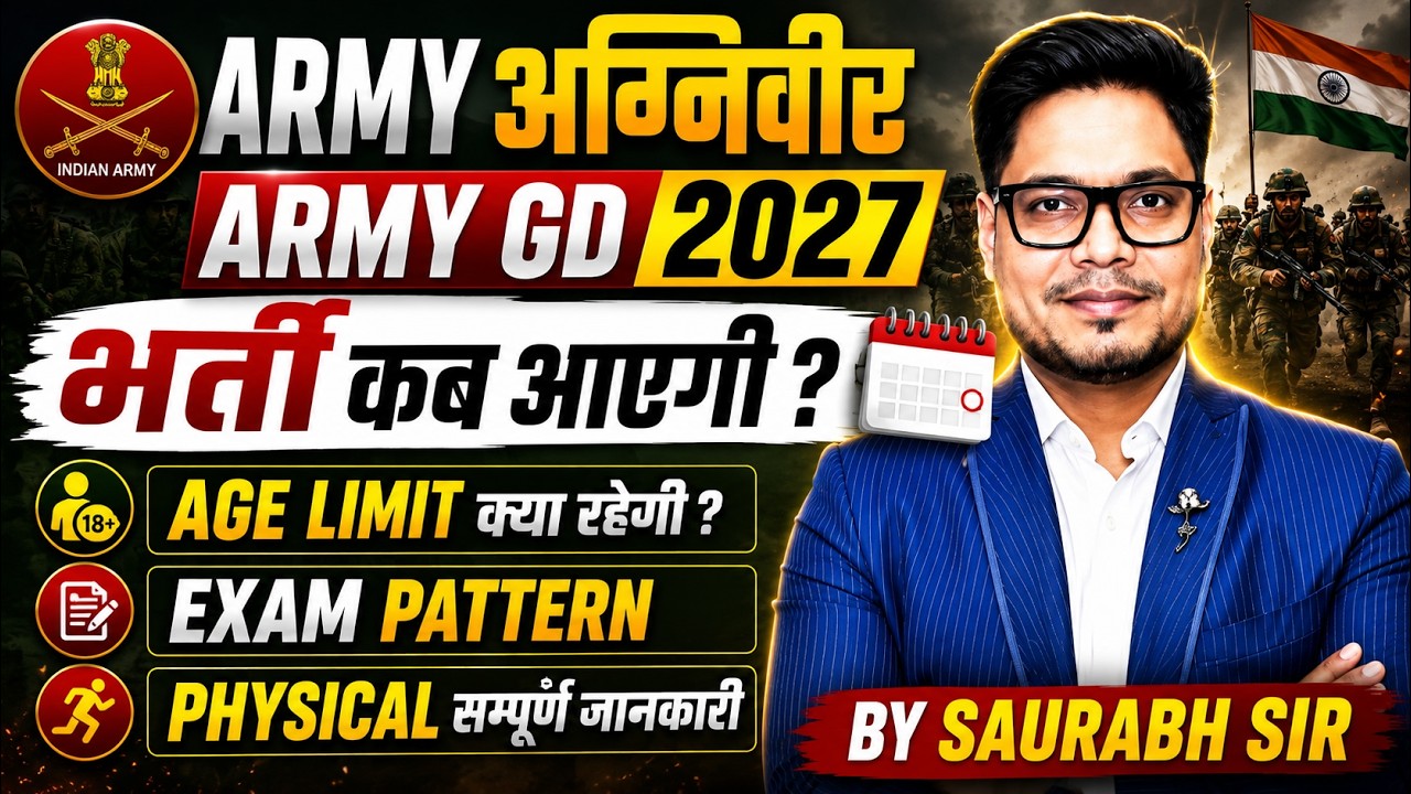 Army Recruitment 2027 | Army Agniveer 2027 Age Limit, Qualification & Selection Process