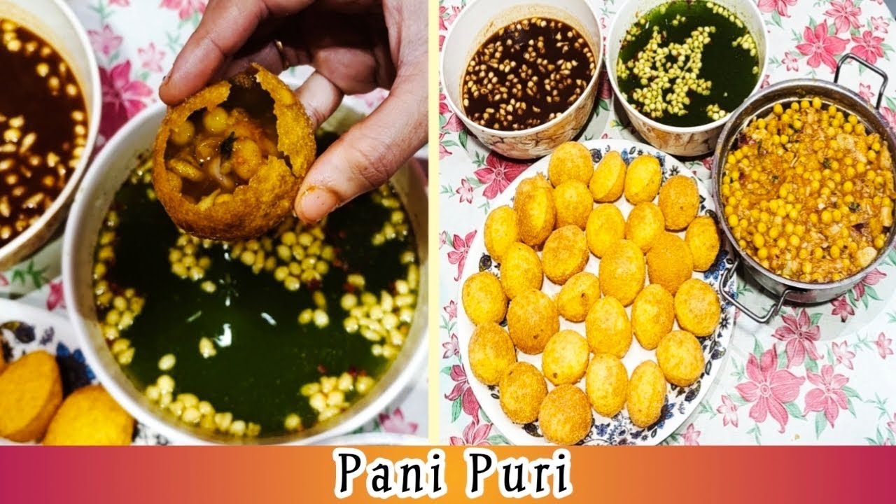 Homemade Pani Puri Recipe/ Golgappa Recipe/Street Style MouthWatering Pani Puri Recipe😋👌