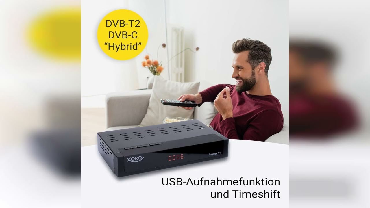 Rezension: XORO HRT 8770 Twin DVB-T2/C Receiver mit Twin Tuner