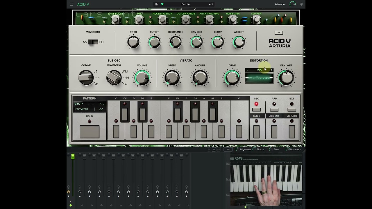 This TB303 (Acid V) sequence reminds me of Open The Light by BoC.