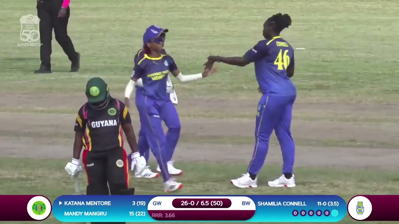 Cricket Highlights Today Match: Guyana vs Barbados, West Indies Super50 LIVE