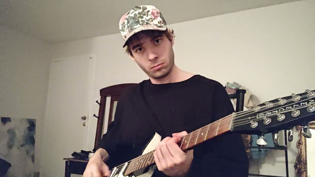 12 string guitar black metal (danelectro)