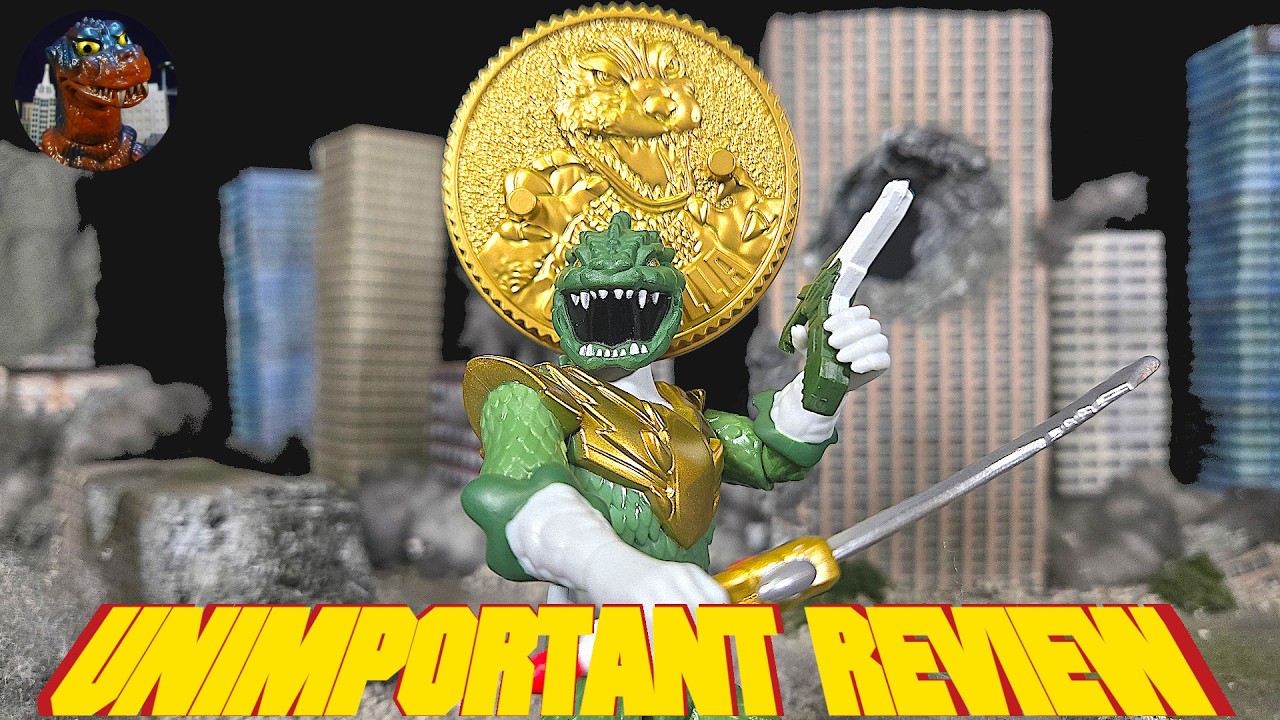 Playmates Godzilla vs Mighty Morphin Power Rangers Kaiju Ranger Green Figure - Unimportant Review