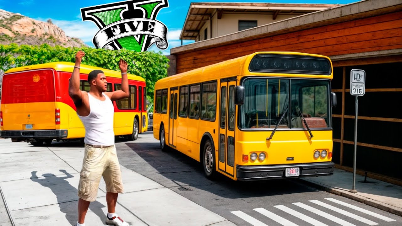 LA CASA de FRANKLIN es una ESTACION de AUTOBUS en GTA 5 !