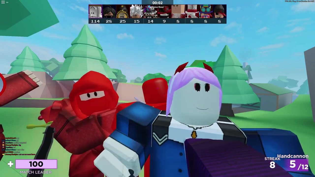 (Castlers Reupload) Arsenal Gameplay with John Roblox (featuring handcannon gameplay)