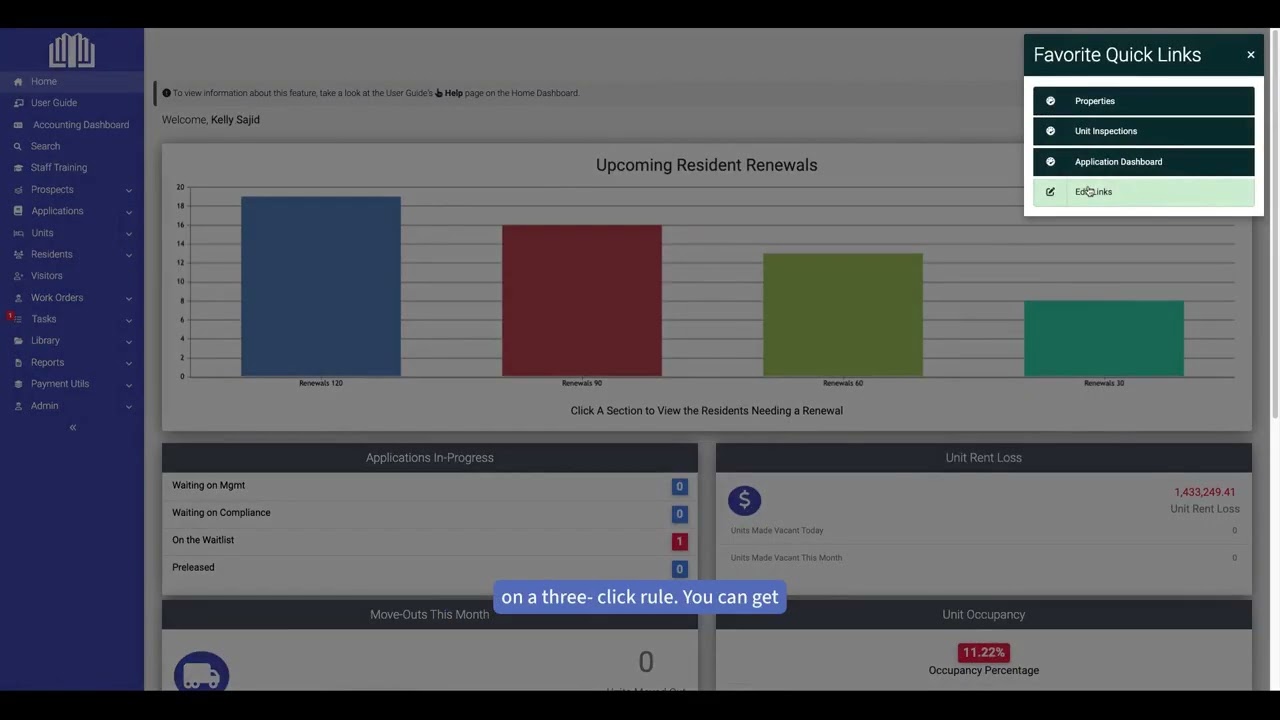 Mastering Property Management with the 3-Click Rule #propertymanagement #youtube #realestate