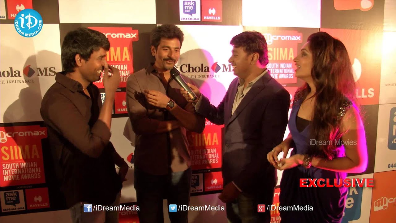 Siva Karthikeyan, Soori makes Funny Comments@SIIMA 2014 - Red Carpet