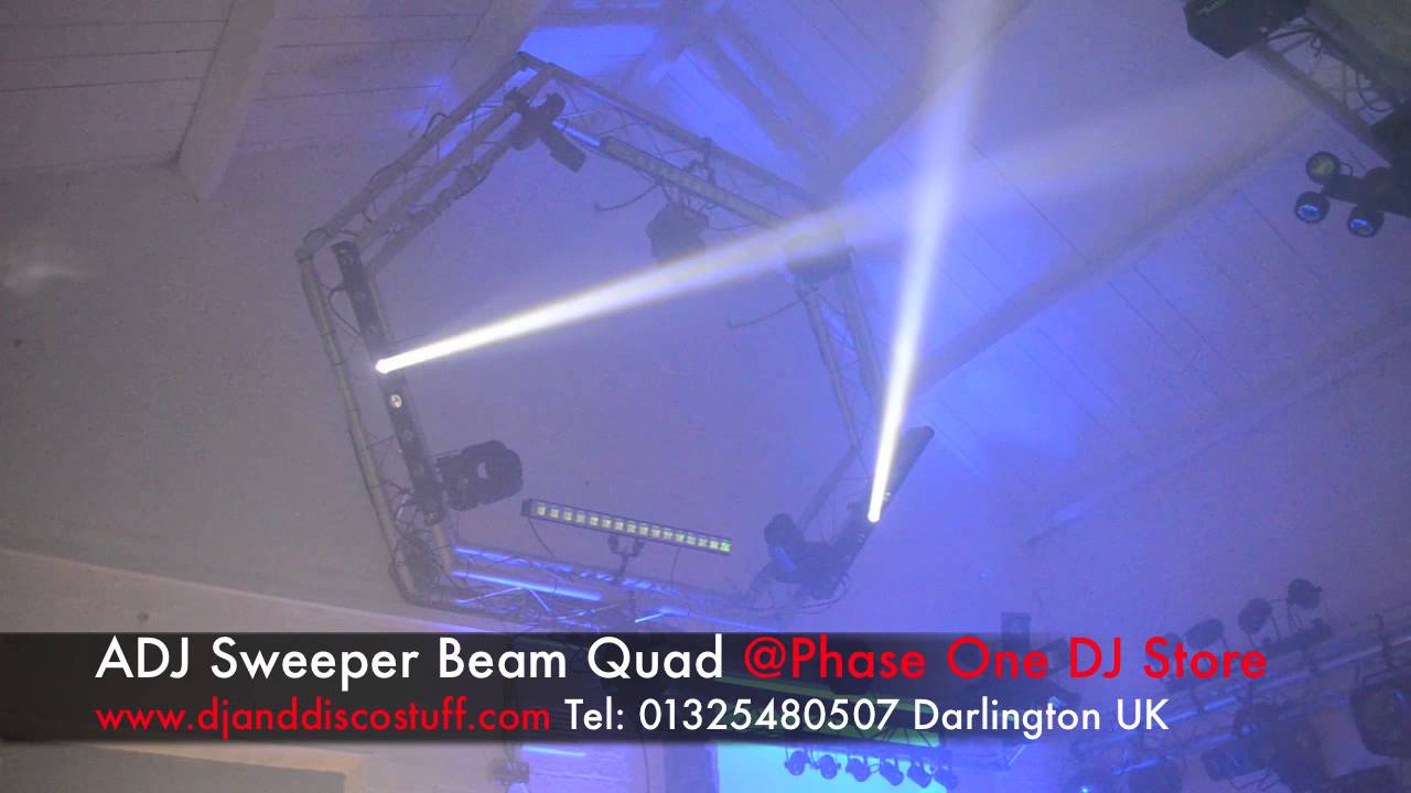 AMERICAN DJ sweeper beam quad @ Phase One DJ Store