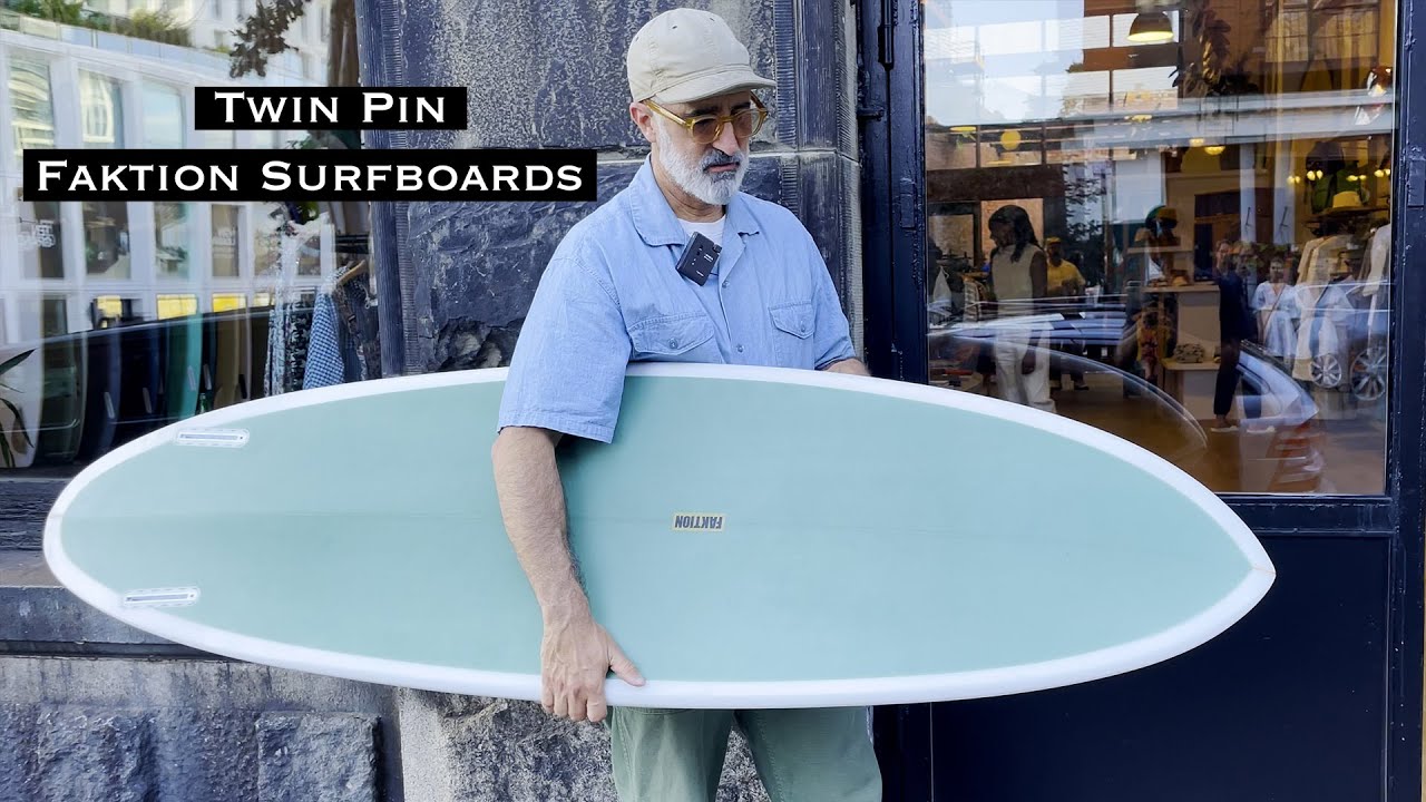 Picking up DEMO Surfboard @Pilgrim Surf+Supply // Twin Pin by Faktion Surfboards