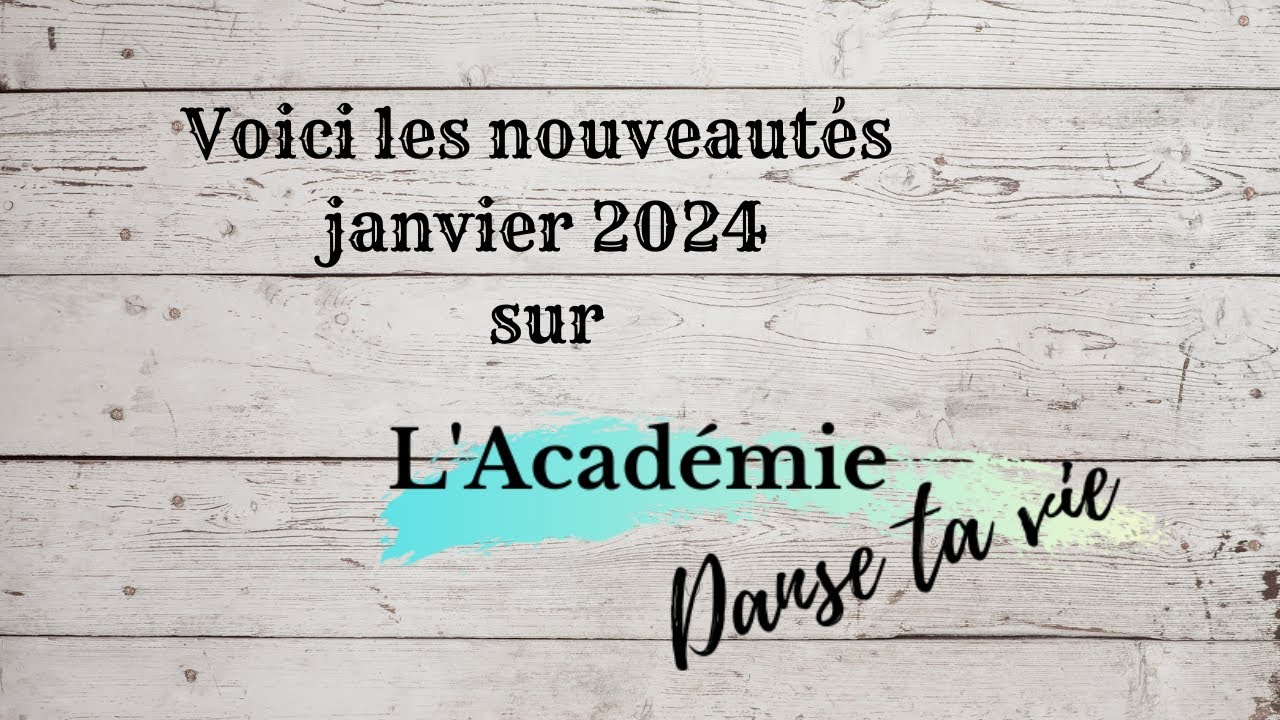 Académie danse ta vie - Nouveautés mois de janvier 2024 | Line Dance | Country Pop