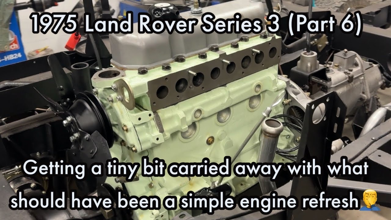 Land Rover Series 3 1975 года — Реставрация (часть 6) — Ремонт двигателя