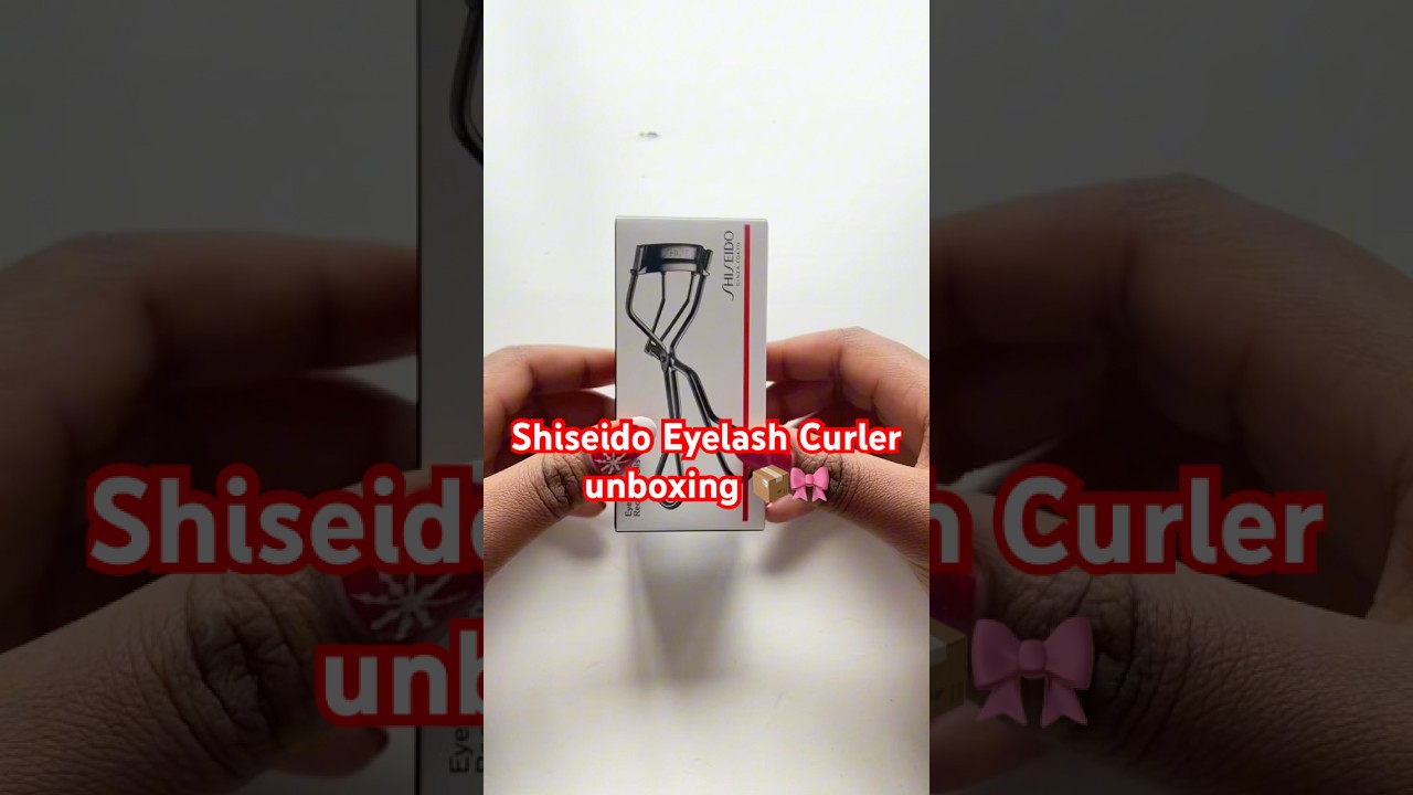 Shiseido Eyelash Curler unboxing 📦 | #shiseido #beauty #makeup #ugc #unboxing #lashes