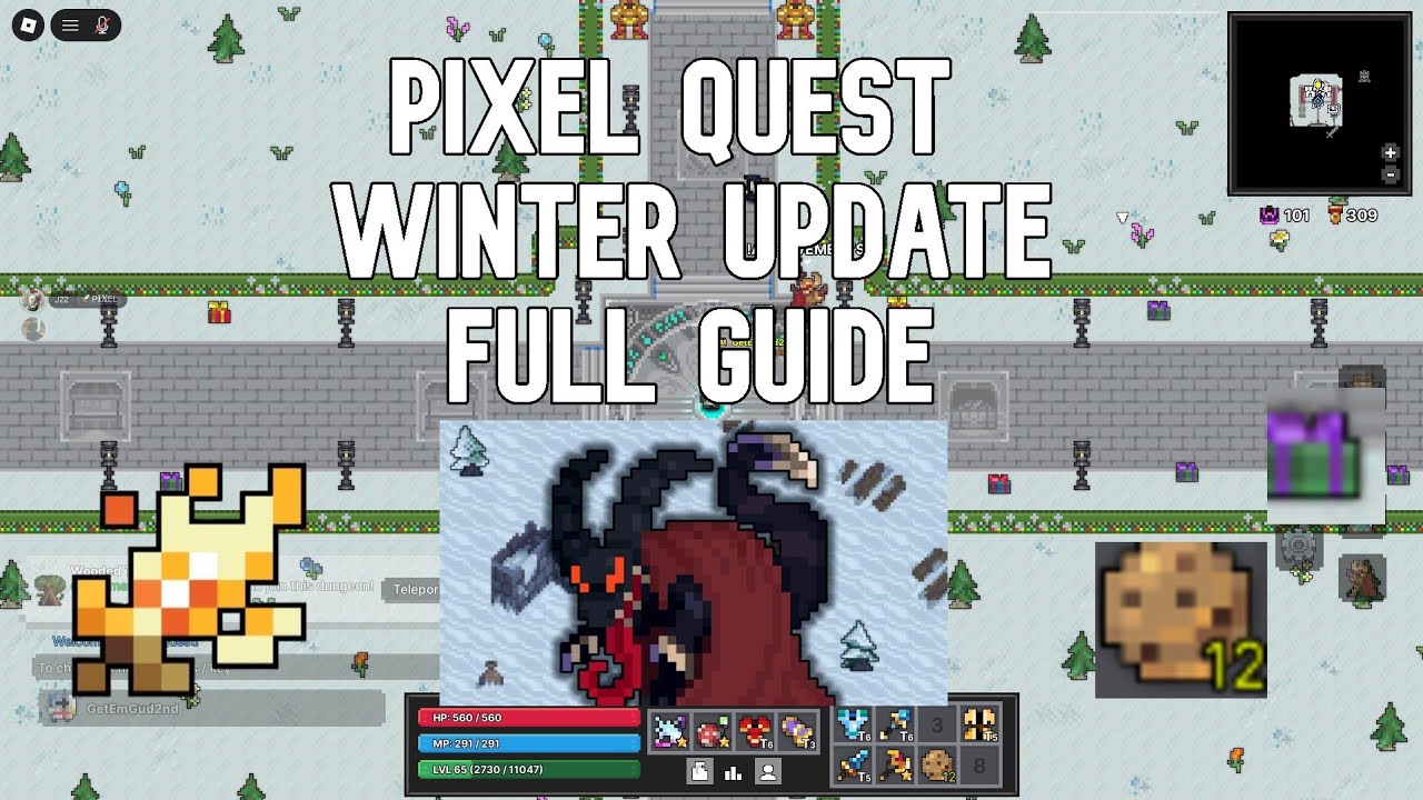 Pixel Quest full Winter Update Guide