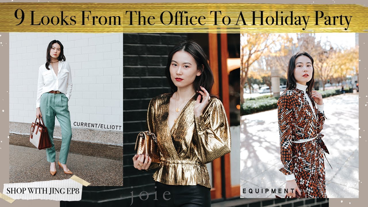From The Office To A Holiday Party | Shop With Jing EP8 | Equipment, Joie, Current/Elliott