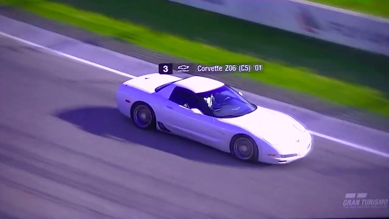 GT-7 Clean Race ((GT Sophy) High Speed Ring. Corvette Z06 (C5) '01