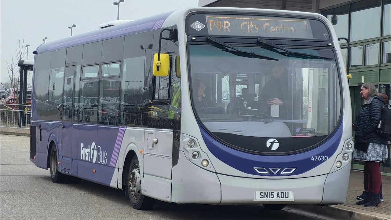 On board: First Chelmsford SN15 ADU 47630, working the Park and Ride 