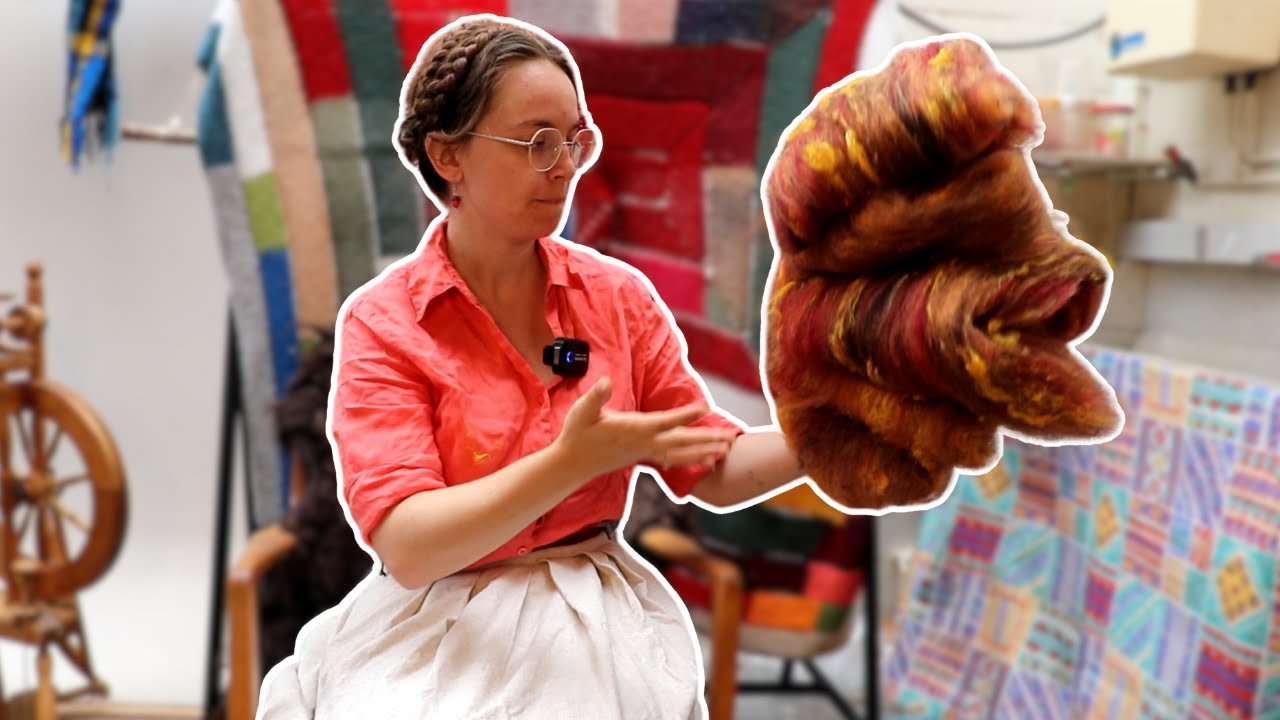 Blending sari silk and wool: spinning an experimental cabled yarn