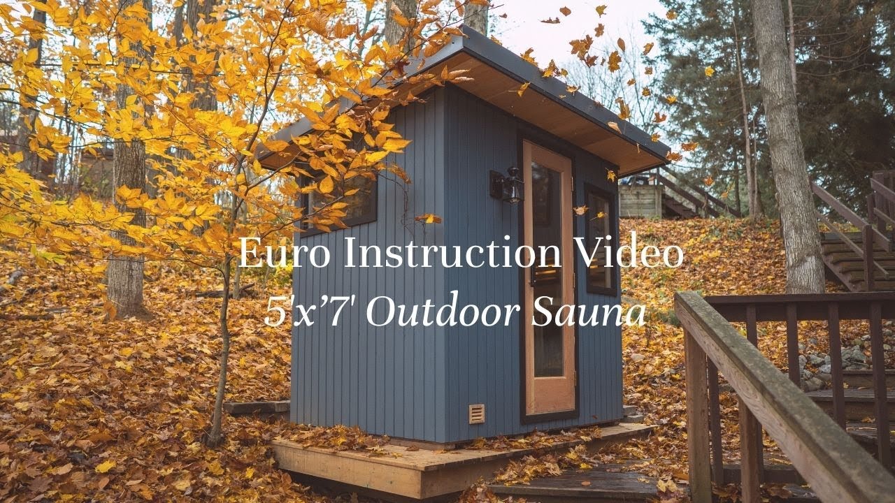Outdoor Euro Sauna - Installation Manual