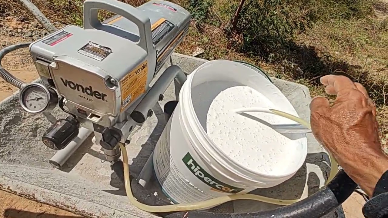 airless, dinheiro rápido com a máquina de pintura airless
