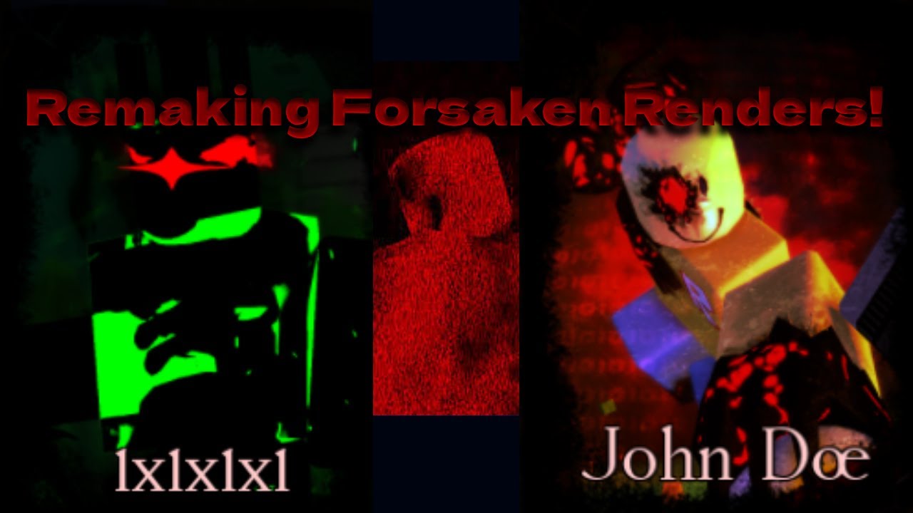 I Remade Forsaken Killer Renders! #forsaken #roblox