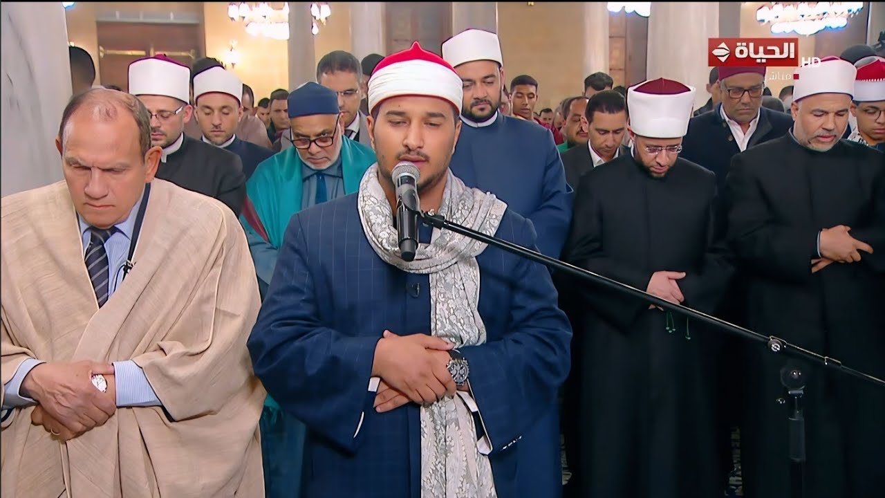 الدكتور أحمد نعينع | الشيخ بلال سيف صلاة العشاء والتراويح أول ليلة رمضان مسجد الإمام الحسين 2026