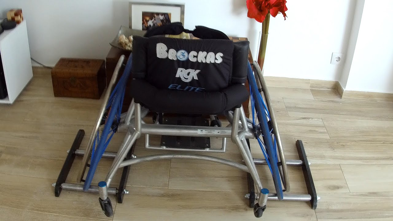 Training rollers for wheelchair