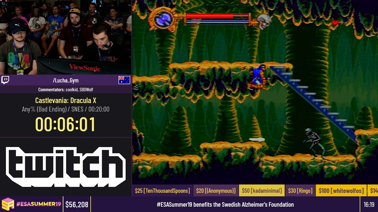 Castlevania: Dracula X [Any% (Bad Ending)] by Lucha_Gym - #ESASummer19