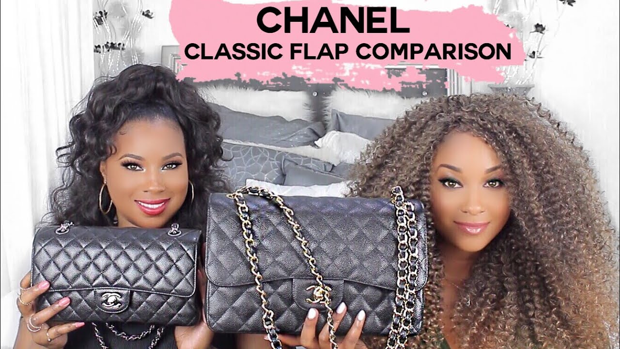 Chanel Classic Flap Comparison| Medium vs.Jumbo +Review