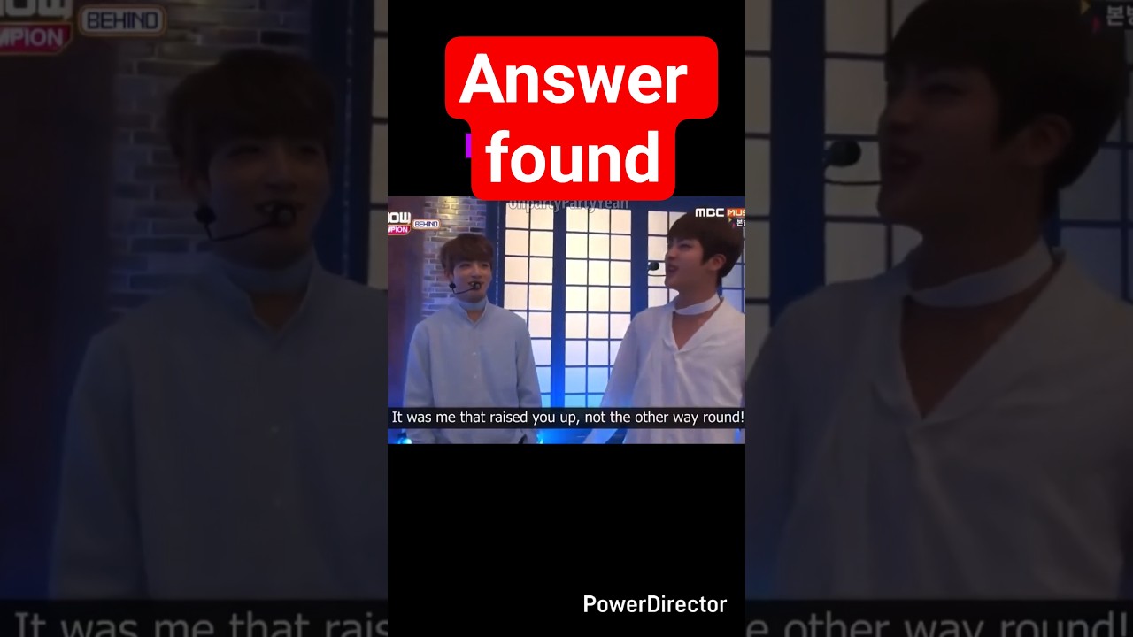 JK Says He Raised Jin Hyung v/s Jin Says He Raised JK... Army-&ldquo;Who Raised Whom??&rdquo; This Clip Says😭👶💜