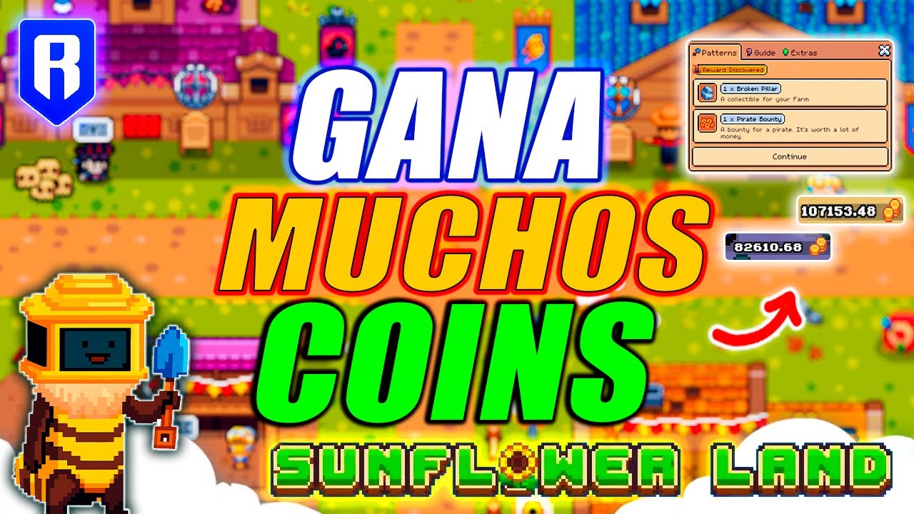 🔥Sunflower Land: La Mejor Estrategia para Ganar Coins Excavando | TOP