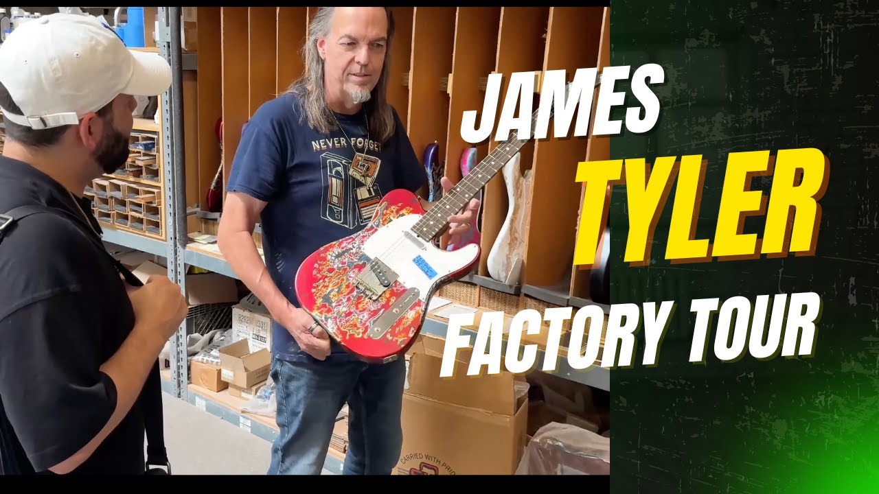 James Tyler Guitars USA Factory Tour!