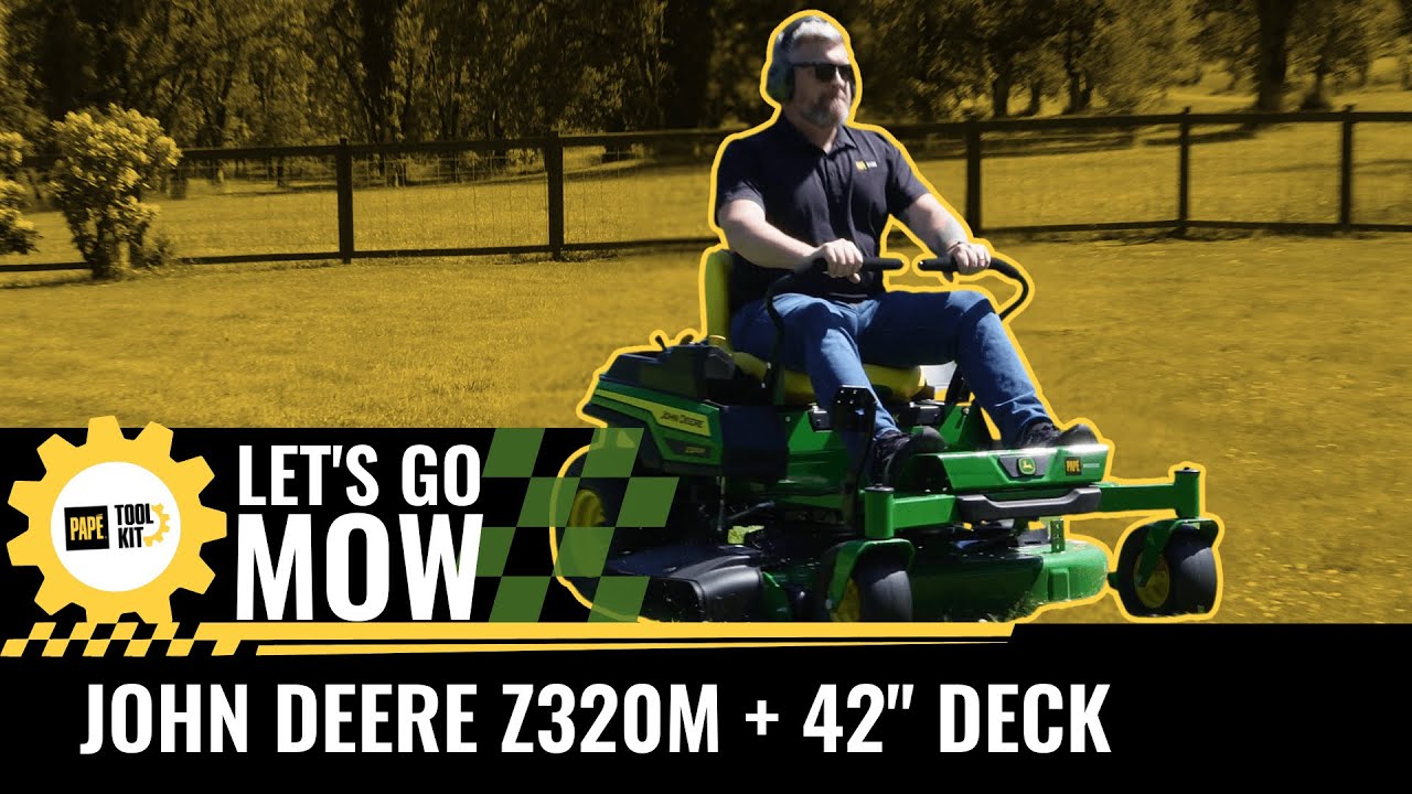 Let's Go Mow &mdash; John Deere Z320M with 42 Inch Deck