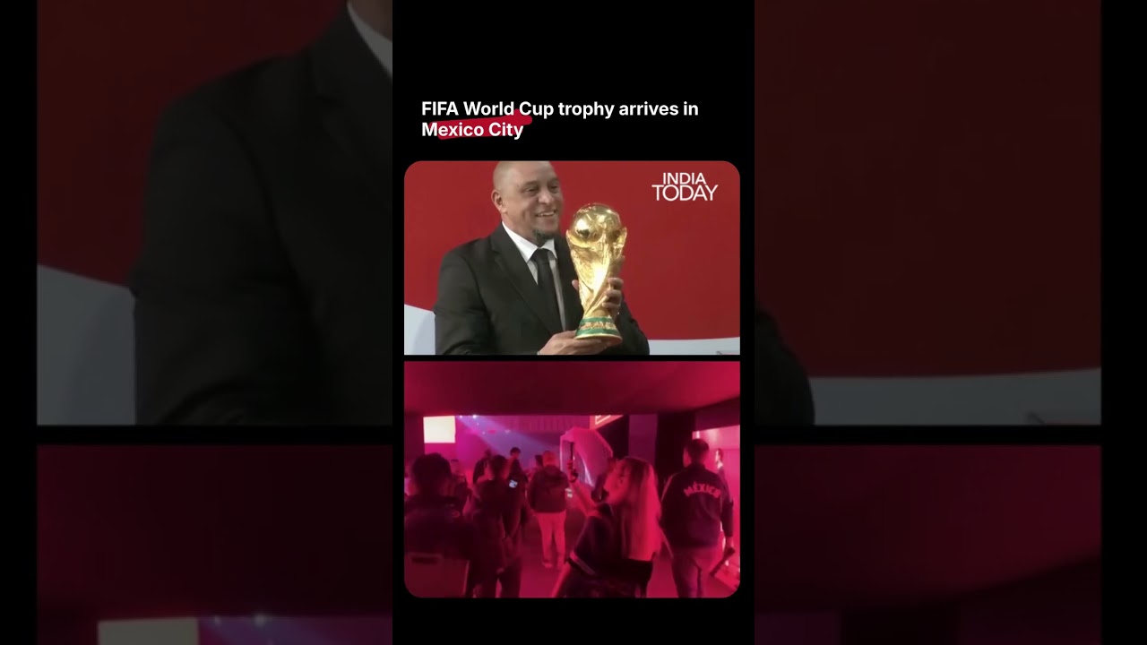 FIFA 2026: FIFA World Cup Trophy Arrives In Mexico City | Buzz Builds Ahead Of World Cup 2026